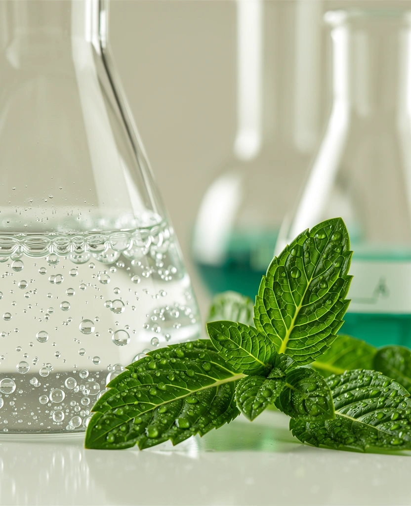 Laboratory glassware representing scientific precision